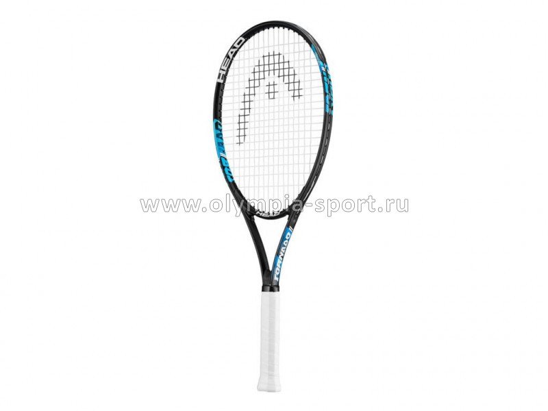 Ракетка б/т HEAD Tornado Gr2 для начинающих, алюминий, черно-синий