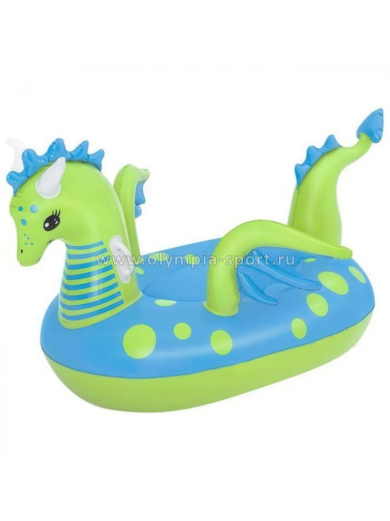 Игрушка-наездник надувная Bestway 41476 Дракон с ручками 134х142см от 3 лет