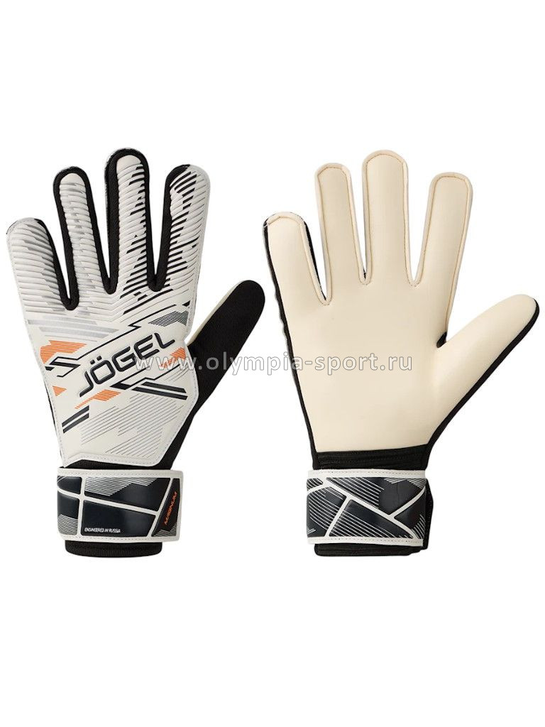 Перчатки вратарские Jögel Magnum AL3 Flat, белый (8)