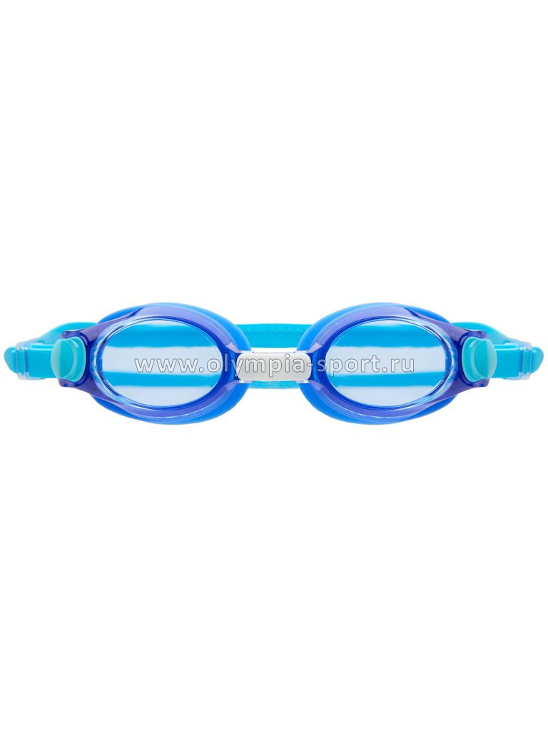Очки для плавания детские TORRES Dolphin Kids, голубые линзы, синяя оправа, 2-5лет